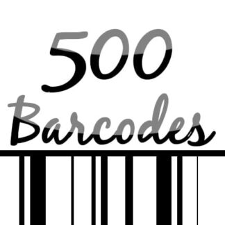 500 UPC/EAN Barcodes